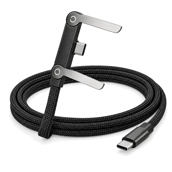 O8 120W cable with a 360-degree phone stand