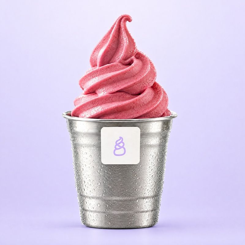 Raspberry Soft Serve