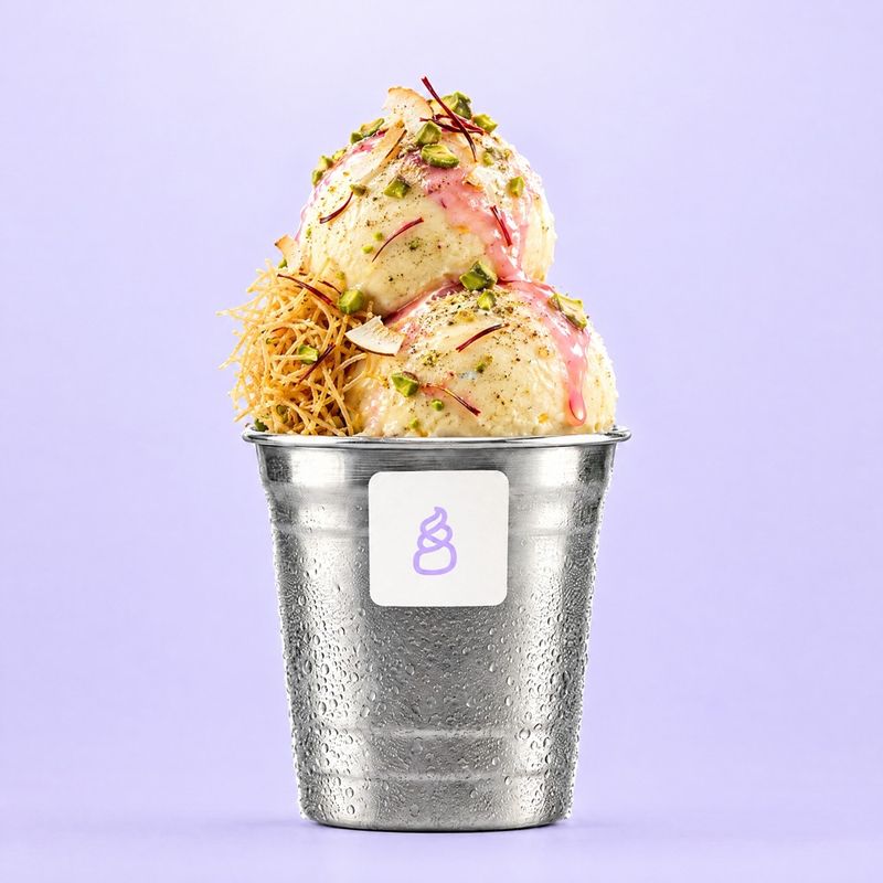 Rose & Saffron Silk Sundae